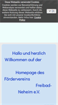 Mobile Screenshot of freibad-neheim.com